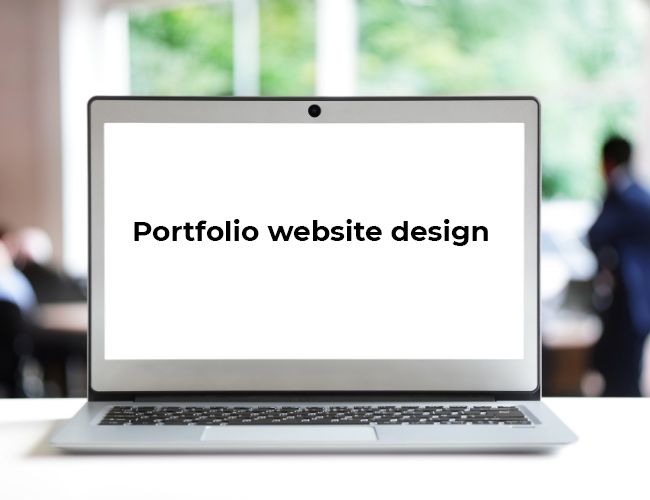Portfolio website design