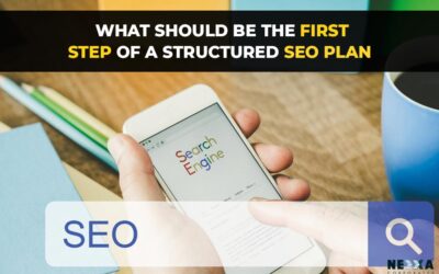 What should be the first step of a structured SEO plan?