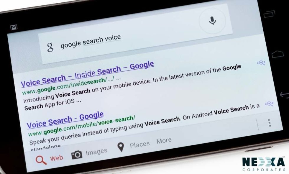 How does voice search work