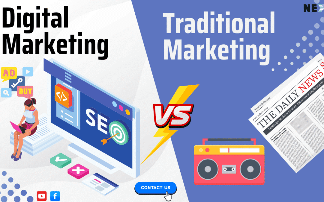 traditional marketing vs digital marketing