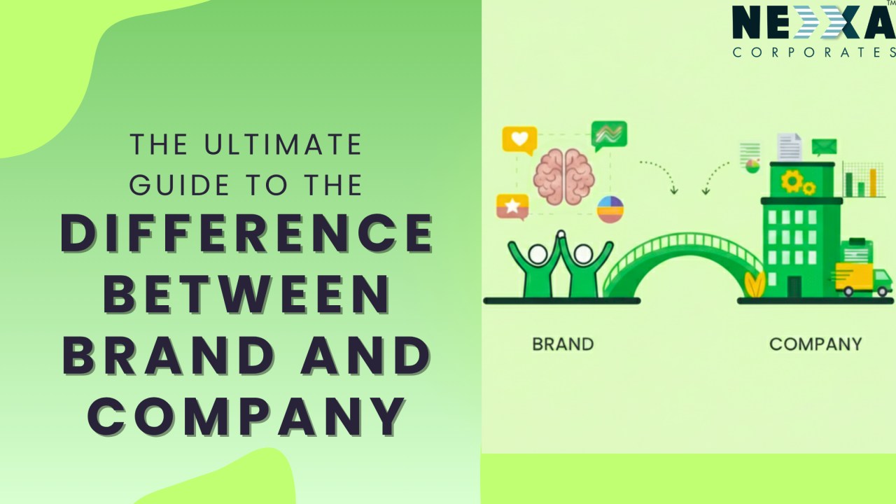 Difference between brand and company Difference between brand and company