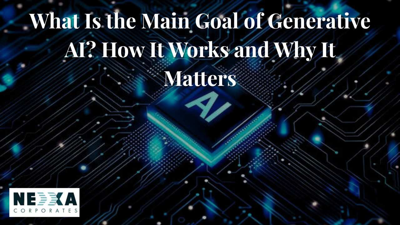 What Is the Main Goal of Generative AI
