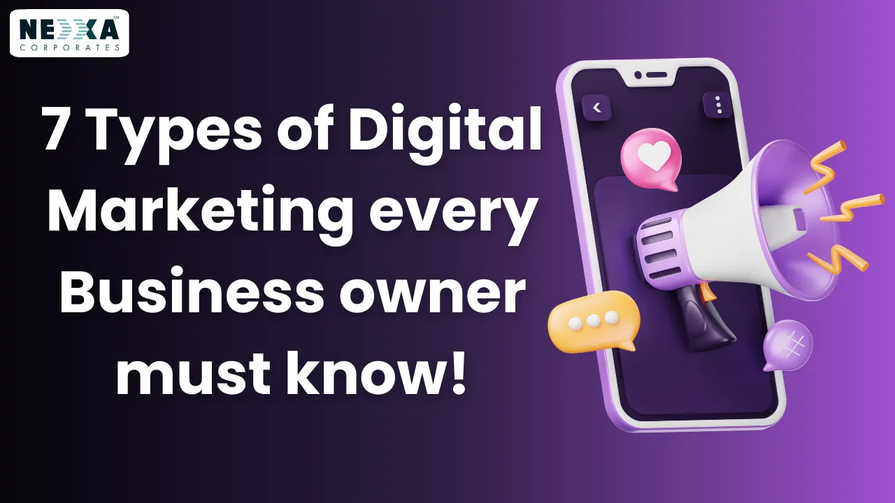 7 types of digital marketing