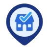 Map pin storefront icon representing Google Business Profile optimization