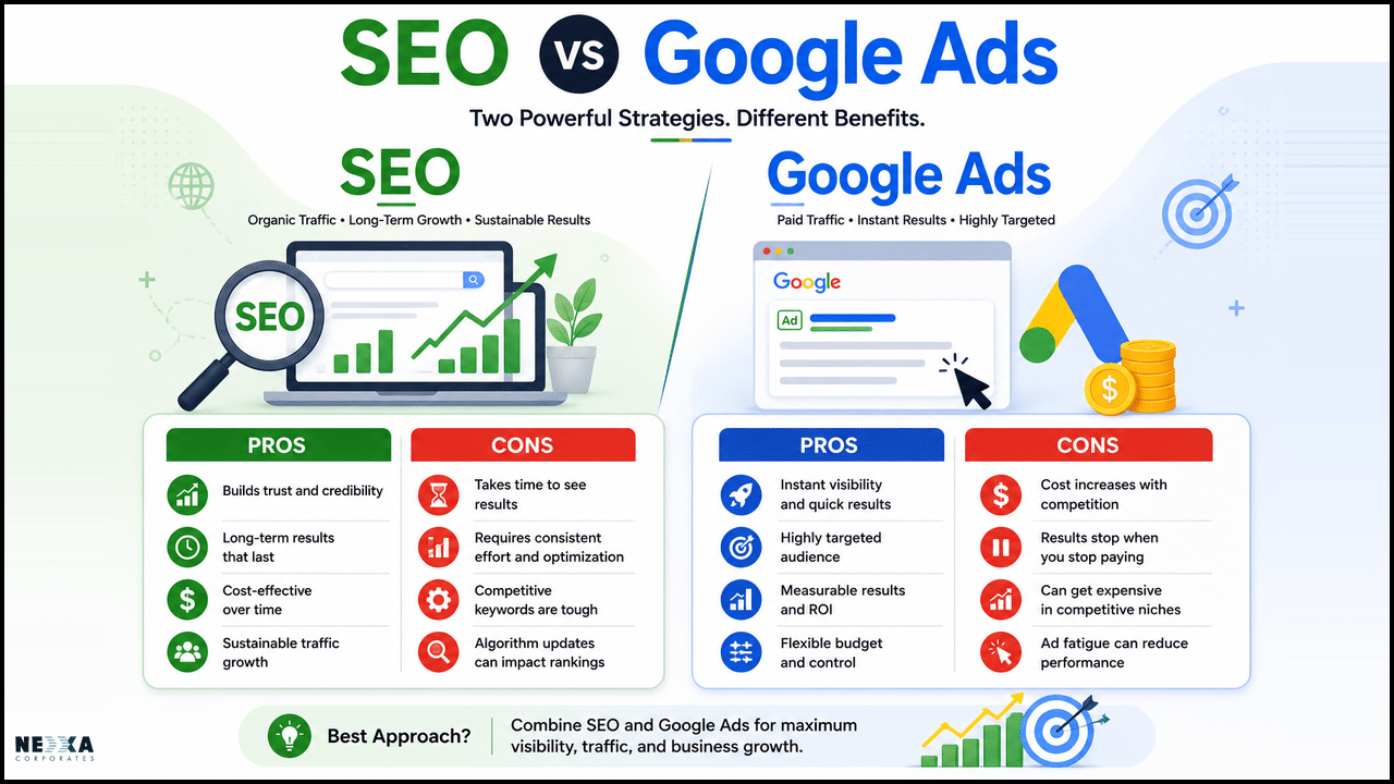 SEO vs Google ads